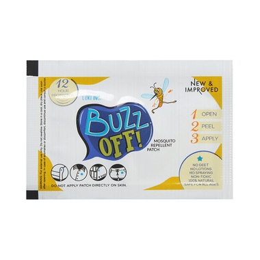 Buzz Off! Mosquito Repellent Patch - Kids Pack Lemon