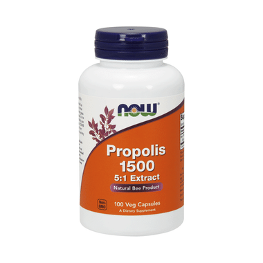 Now Propolis 1500 5:1 Extract Veg Capsules
