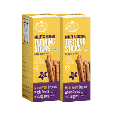 Early Foods Millet & Sesame Teething Sticks (150gm Each)