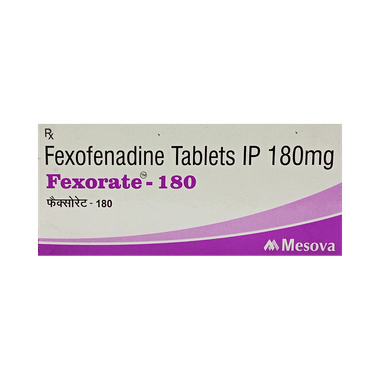 <span style='color:#626A7A'>Fexorate 180 Tablet</span>