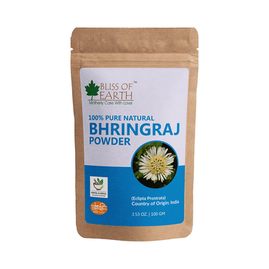 Bliss of Earth 100% Pure Natural Bhringraj Powder