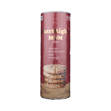 NutriRight Mom Cookies With Whey Protein & Oatmeal | No Added Sugar