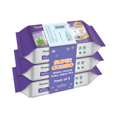 Himalaya Shishu Anand Baby Wipes (72 Each)