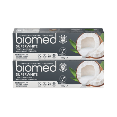 Biomed Complete Care Natural Toothpaste (100gm Each) Superwhite