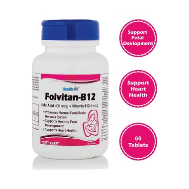 HealthVit Folvitan-B12 Tablet