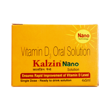 Kalzin Nano Oral Solution (Each 5ml) Sugar Free