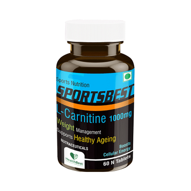 HealthBest Sportsbest L-Carnitine 1000mg Tablet