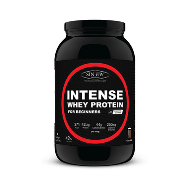 Sinew Nutrition Intense Whey Protein For Beginners With Digestive Enzymes Chocolate