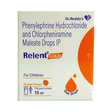 Relent Cold Oral Drops Orange