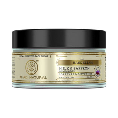 Khadi Naturals Ayurvedic Milk & Saffron Herbal Hand Cream