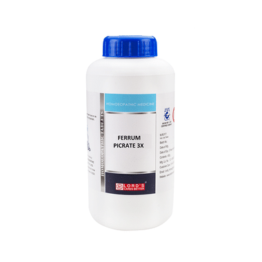 Lord's Ferrum Pic Trituration Tablet 3X