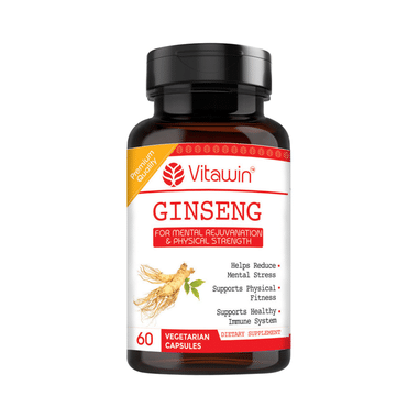 Vitawin Ginseng 500mg Vegetarian Capsule