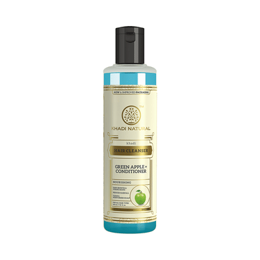 Khadi Naturals Ayurvedic Green Apple + Conditioner Hair Cleanser
