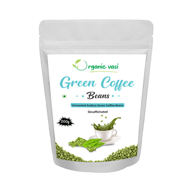 Organic Vasi Green Coffee Beans Decaffeinated