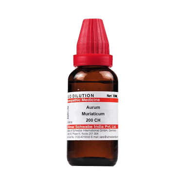 Dr Willmar Schwabe India Aurum Muriaticum Dilution 200 CH