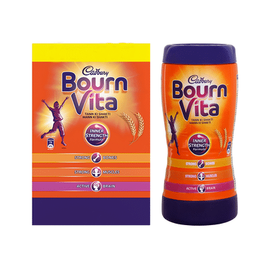 Cadbury Bournvita Combo Pack Of Health Drink Refill 2kg & Pro-Health Drink Chocolate 200gm