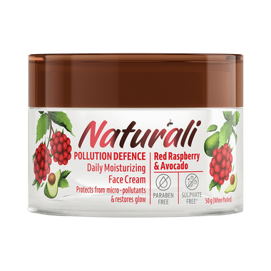 Naturali Pollution Defence Daily Moisturizing Cream Red Raspberry & Avocado