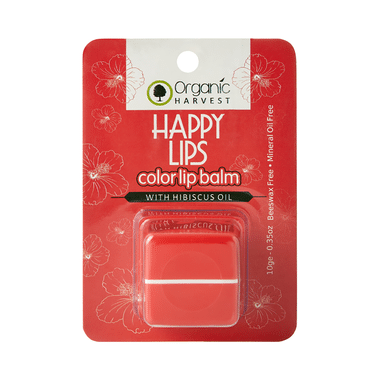 Organic Harvest Happy Lips Color Lip Balm Red