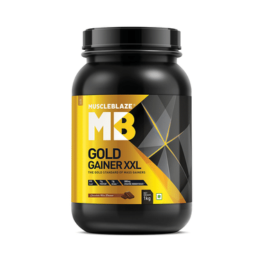 MuscleBlaze Gold Gainer XXL With Enzyme Blend | For Workout Performance | Flavour Chocolate Bliss