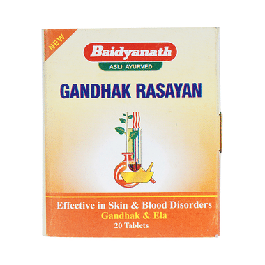 Baidyanath (Jhansi) Gandhak Rasayan Tablet