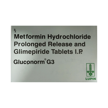 ग्लूकोनोर्म-जी 3 टैबलेट पीआर