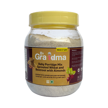 ByGrandma Baby Porridge Mix Above 1+ Years Sprouted Wheat And Beetroot With Almonds