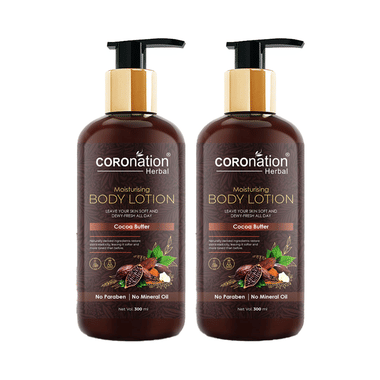 Coronation Herbal Cocoa Butter Moisturising Body Lotion (300ml Each)