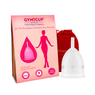 Gynocup White Reusable Menstrual Cup Small