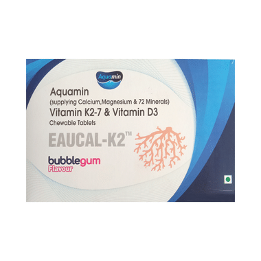 Eaucal-K2 Bubblegum Chewable Tablet