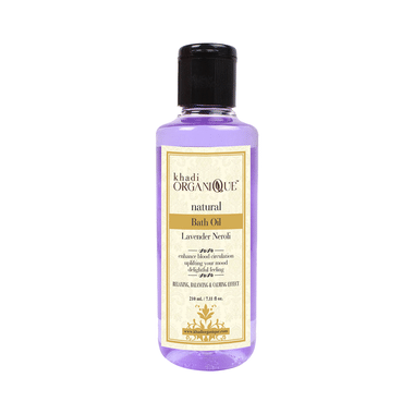 Khadi Organique Natural  Bath Oil Lavender Neroli
