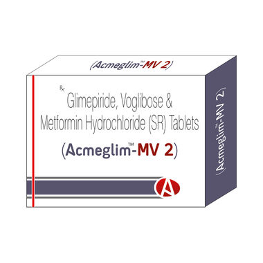<span style='color:#626A7A'>Acmeglim-MV 2 Tablet SR</span>