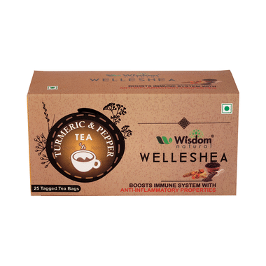 Wisdom Natural Turmeric Pepper Welleshea Tea