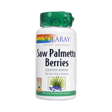 Solaray Saw Palmetto Berries 580mg Capsule