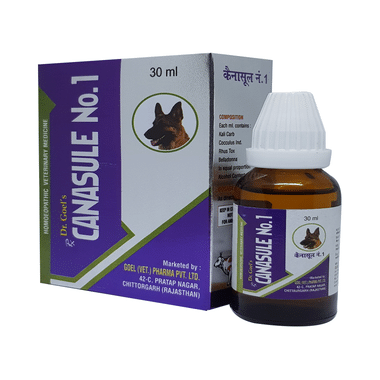 Dr. Goel's Canasule No. 1 Drop (For Pets)