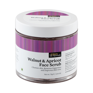 Bipha Ayurveda Walnut & Apricot Face Scrub