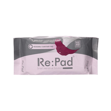 Re:Pad Reusable Sanitary Pad 3 Maxi & 1 Super Maxi 3 Pink & 1 Blue