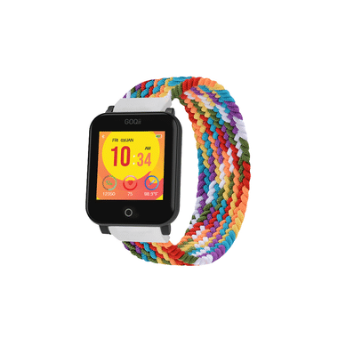 GOQii Vital Junior Fitness With 3 Months Health & Personal Coaching Smart Watch Rainbow
