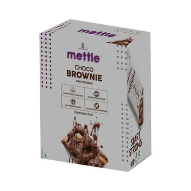 Swasthum Mettle Protein Bar (60gm Each) Choco Brownie