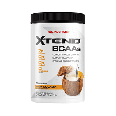 Scivation Xtend BCAA Powder With Electrolytes| For Muscle Growth & Recovery | Flavour Pina Colada