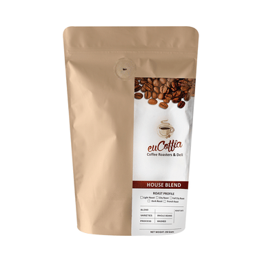 Eucoffia 100% Arabica Roasted Coffee Powder Light Roast Moka Pot