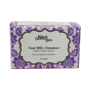 Mirah Belle Goat Milk, Cinnamon Purifying Soap