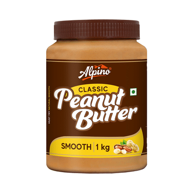 Alpino Classic Smooth Peanut Butter (1kg Each)