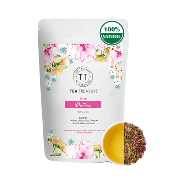 Tea Treasure 28 Days Detox USDA Organic Wellness Tea