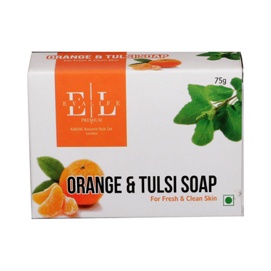 Evalife Premium Soap Orange &  Tulsi