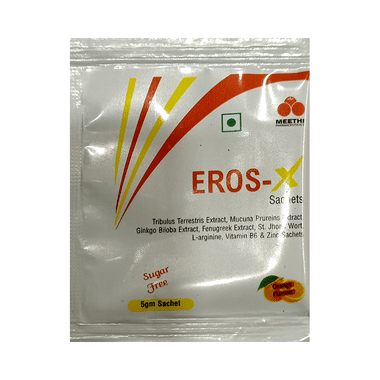 Eros-X Sachet Orange Sugar Free