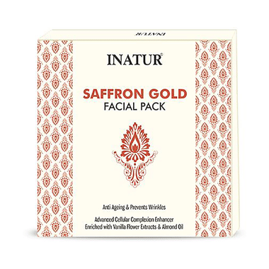 Inatur Saffron Gold Facial Pack