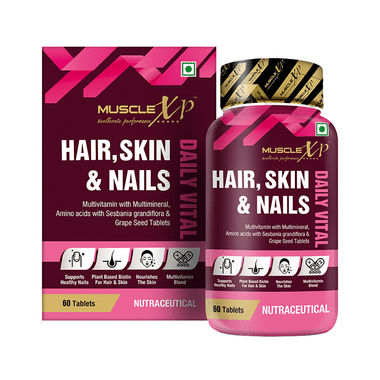 MuscleXP Hair, Skin & Nails Multivitamin Tablet