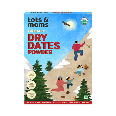 Tots And Moms Organic Dry Dates Powder 8 Month+