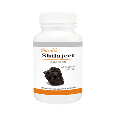 Shivalik Herbals Shilajeet 500mg Capsule Pack Of 2