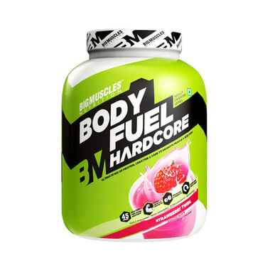 Big  Muscles Body-Fuel Hardcore Strawberry Powder